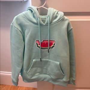Mint Green Hoodie with Watermelon Graphic ibella YouTube 6 7